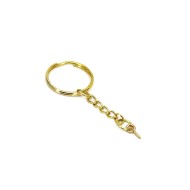 Anahtarlık Halkası Vidalı Gold 5 Adet