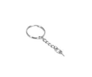 Anahtarlık Halkası Vidalı Gümüş 5 Adet Anahtarlık Halkası Vidalı Gümüş 5 Adet