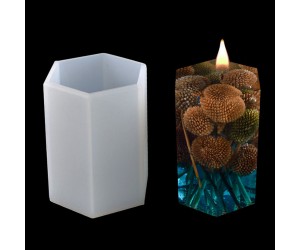 Büyük Altıgen Epoksi ve Mum Kalıbı