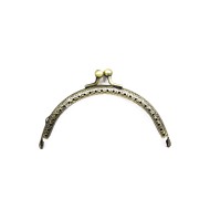 Metal Çanta Sapı Yarım Daire 11cm - Antik Yeşil