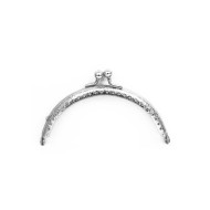 Metal Çanta Sapı Yarım Daire 11cm - Gümüş