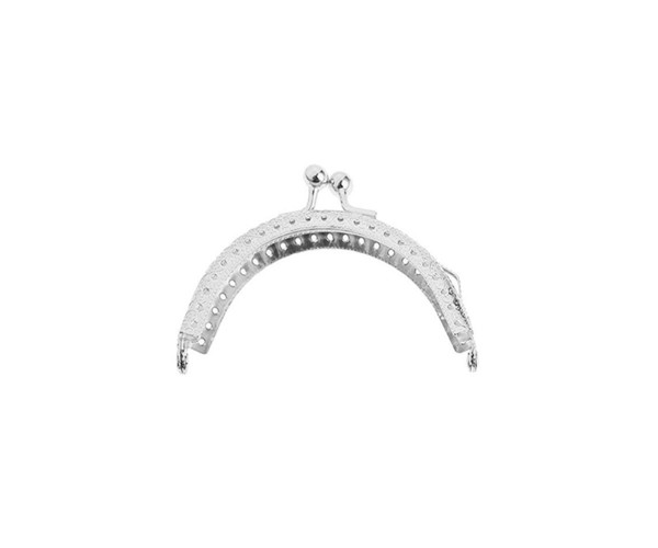 Metal Çanta Sapı Yarım Daire 8.5cm - Gümüş