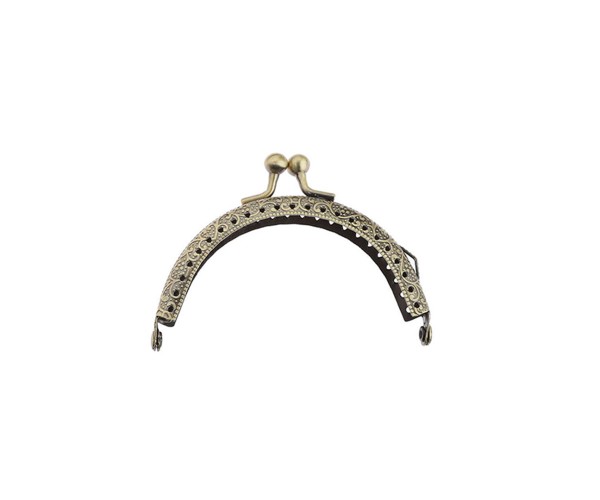 Metal Çanta Sapı Yarım Daire 8.5cm - Antik Yeşil