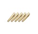 Dikdörtgen Toka Klipsi 4.5cm Gold 5 adet