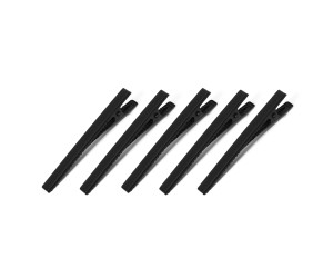 Dikdörtgen Toka Klipsi 6.5cm Siyah 5 Adet