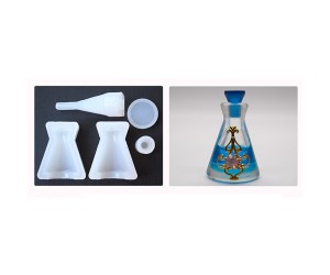 Epoksi Silikon 3D Parfüm Şişesi Kalıbı - 4