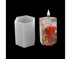 Küçük Altıgen Epoksi ve Mum Kalıbı