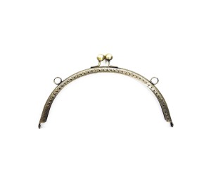 Metal Çanta Sapı Yarım Daire 18cm - Antik Yeşil