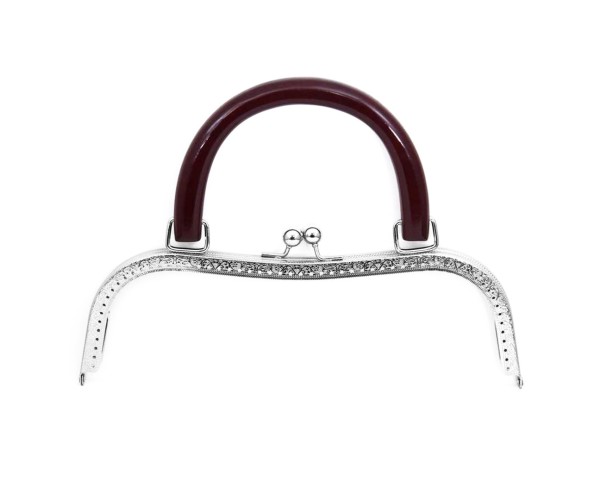 Metal Çanta Sapı 27cm - Gümüş