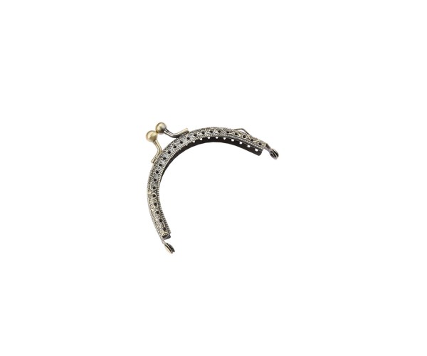 Metal Çanta Sapı Yarım Daire 6cm - Antik Yeşil