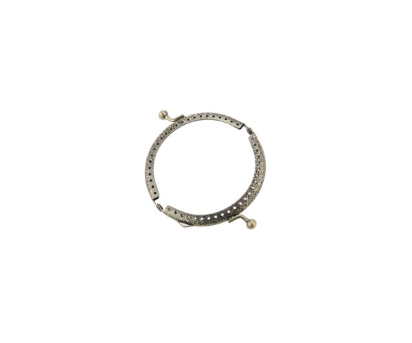 Metal Çanta Sapı Yarım Daire 6cm - Antik Yeşil