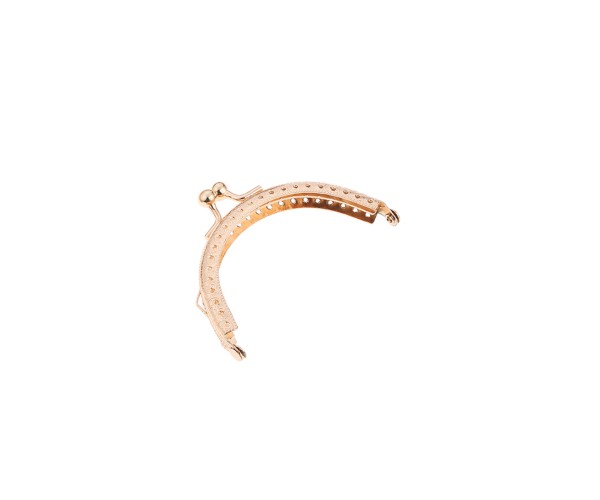 Metal Çanta Sapı Yarım Daire 6cm - Rose