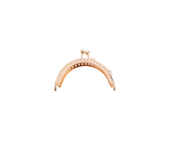 Metal Çanta Sapı Yarım Daire 6cm - Rose