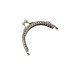 Metal Çanta Sapı Yarım Daire 11cm - Antik Yeşil