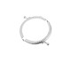 Metal Çanta Sapı Yarım Daire 8.5cm - Gümüş