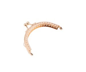 Metal Çanta Sapı Yarım Daire 8.5cm - Rose