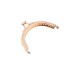 Metal Çanta Sapı Yarım Daire 8.5cm - Rose