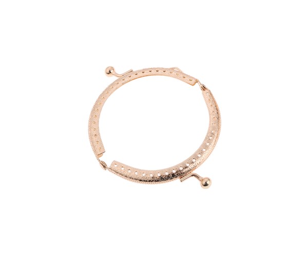 Metal Çanta Sapı Yarım Daire 8.5cm - Rose
