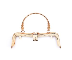 Metal Çanta Sapı Detaylı 20cm - Rose