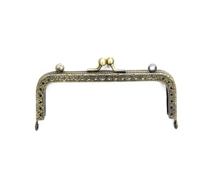 Metal Çanta Sapı Dikdörtgen 12.5cm - Antik Yeşil