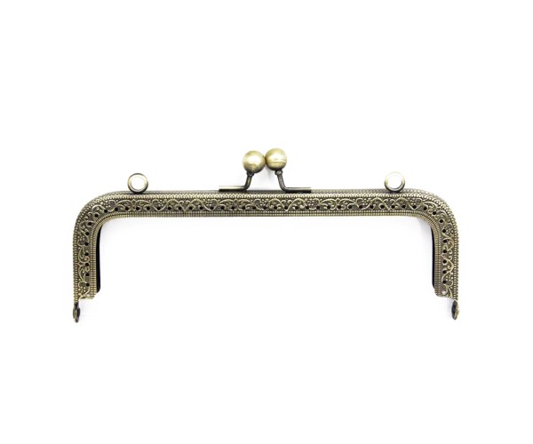 Metal Çanta Sapı Dikdörtgen 18.5cm - Antik Yeşil