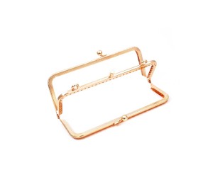 Metal Çanta Sapı İki Bölmeli 15cm - Rose