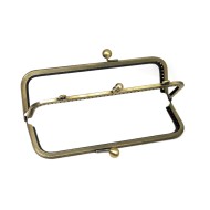 Metal Çanta Sapı İki Bölmeli 20cm - Antik Yeşil