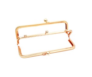 Metal Çanta Sapı İki Bölmeli 20cm - Rose