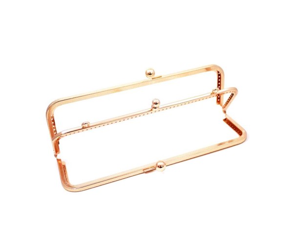 Metal Çanta Sapı İki Bölmeli 25cm - Rose