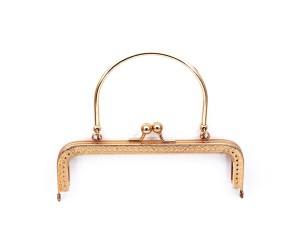 Metal Çanta Sapı Kulplu 18cm - Rose