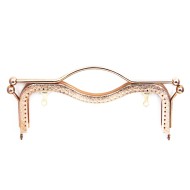 Metal Çanta Sapı Kulplu 21cm - Rose