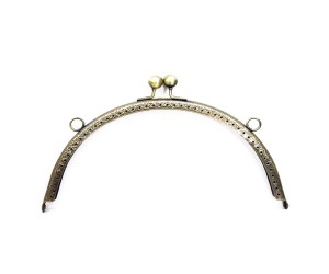 Metal Çanta Sapı Yarım Daire 21cm - Antik Yeşil