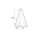 Piramit Mika Mum Kalıbı 10x5cm GT-6204
