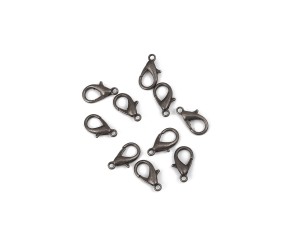 Takı Klipsi Papağan 14mm Antik Bakır 10 Adet