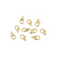 Takı Klipsi Papağan 14mm Gold 10 Adet