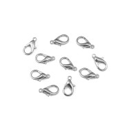 Takı Klipsi Papağan 16mm Gümüş 10 Adet