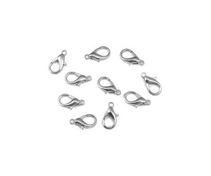 Takı Klipsi Papağan 16mm Gümüş 10 Adet