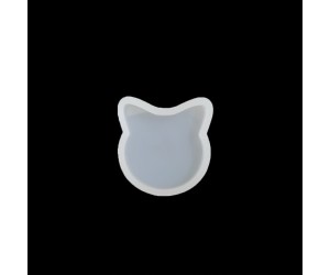 Epoksi Deliksiz Kedicik Kolye Silikon Kalıbı EM16