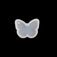 Epoksi Kelebek Kolye   Anahtarlık Silikon Kalıbı EM14