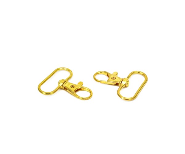 Çanta ve Anahtarlık Klipsi Açık Gold 40x30x5mm