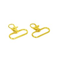 Çanta ve Anahtarlık Klipsi Açık Gold 40x40x5mm