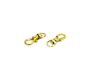 Çanta ve Anahtarlık Klipsi Gold 10x32x2mm