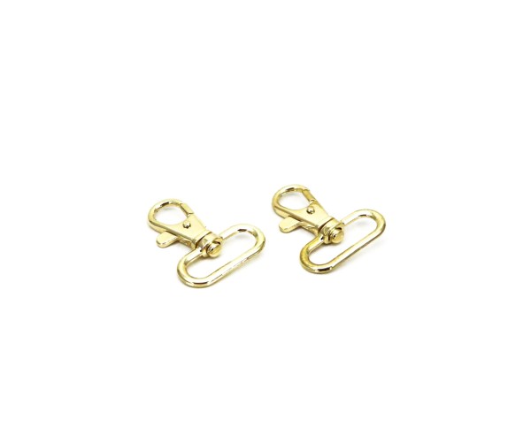 Çanta ve Anahtarlık Klipsi Gold 40x25x5mm