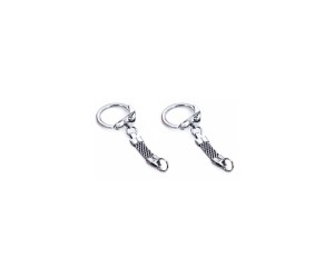 Çanta ve Anahtarlık Klipsi Hasır Nikel 22mm