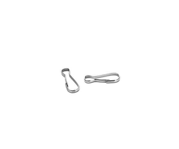 Çanta ve Anahtarlık Klipsi Kanca Nikel 4.5x13x1.1mm 5 Adet