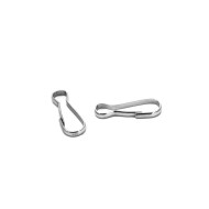 Çanta ve Anahtarlık Klipsi Kanca Nikel 8x22x2mm 5 Adet