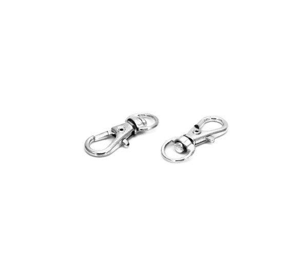 Çanta ve Anahtarlık Klipsi Nikel 10x32x2mm