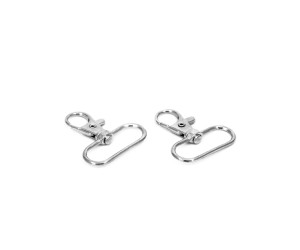 Çanta ve Anahtarlık Klipsi Nikel 40x30x5mm