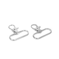 Çanta ve Anahtarlık Klipsi Nikel 40x40x5mm