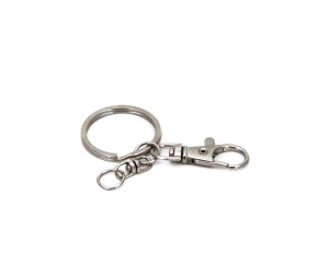 Çanta ve Anahtarlık Klipsi Seti Nikel 15x38x3mm